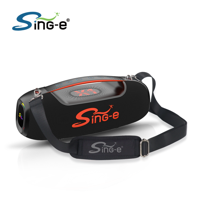 SING-E ZQS-X1 Wholesale 60W Portable BT5.3 Speaker with RGB Lights, Large Capacity & IPX Waterproof