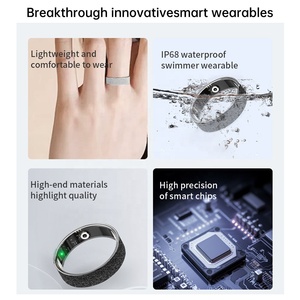 Anel Inteligente V3 Avançado com Acabamento Jateado 2026, <span class=keywords><strong>Monitor</strong></span> de Saúde e Fitness com ECG, Anel Sedentário com Aplicativo para Mulheres e Homens, Tamanhos 7-12 - Product Image 2