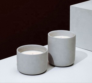Nordic Style Home Decor Luxury Custom Printed Colorful Empty Ceramic Glass Candle Jar for Wedding - Product Image 3
