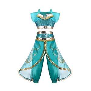 Robe de <span class=keywords><strong>princesse</strong></span> <span class=keywords><strong>Jasmine</strong></span> pour filles BAIGE, robes de fantaisie pour enfants, fête, Halloween, costume de cosplay, robe de <span class=keywords><strong>princesse</strong></span> pour filles - Product Image 5
