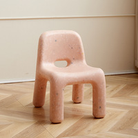 Nouvelle table et chaise d'étude ergonomiques pour enfants, style nordique, en plastique, multi-usages, pour salon, école, salle à manger, chambre, cuisine, centre commercial, parc
