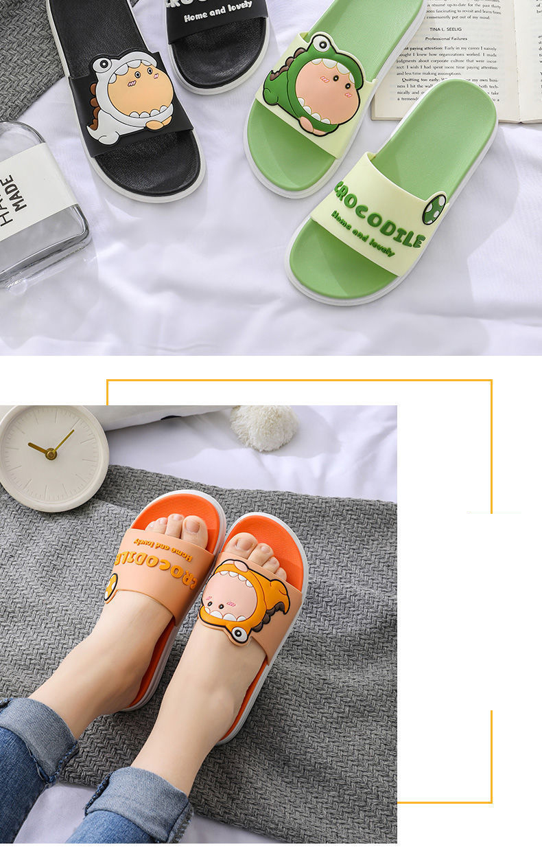 Cheap Personalized Slippers Non-slip Bathroom Home Slippers Women Slides Shoes