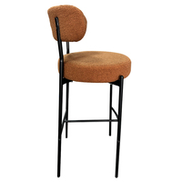 Comptoir de haute qualité pour restaurant moderne Chaise de bar pour cuisine de luxe personnalisée Chaise de salle à manger en métal Tabouret de bar