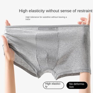 Sous-vêtements boxers jetables en coton pour hommes - Antibactériens, sans lavage, usage quotidien, pour l'extérieur, stérilisés à l'oxyde d'éthylène, emballés individuellement - Product Image 3