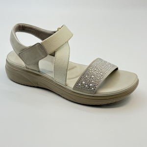 Trendy Dames <span class=keywords><strong>Platform</strong></span> Sandalen Strass Open Teen Slip-On Gesp Enkelband Verstelbare Bandjes Luxe Strandschoenen - Product Image 6