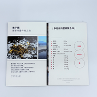 Restaurant personnalisé menu à emporter dépliant papier et carton offset design plié pour les menus alimentaires