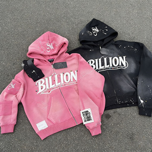 Premium erkek Boxy kırpılmış kazak kış özel nakış logosu nefes DTG DTF ile Streetwear Hoodie özelleştirilebilir - Product Image 2