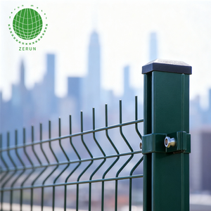 Thanh Lịch 3D mô hình chống gỉ sắt PVC khung bền nhẹ ngoài trời ranh giới tường lưới mắt cáo cửa dễ dàng cài đặt tự làm - Product Image 2