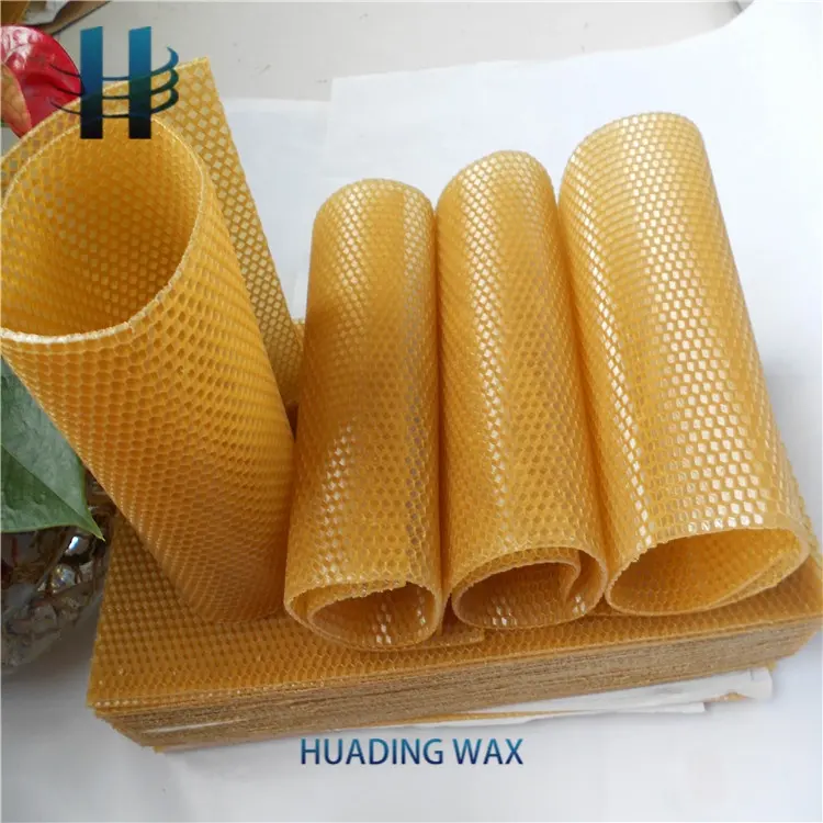 High Quality Beeswax Sheet Pure Natural Honey Comb Beeswax Sheets