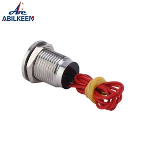 Swimming Pool Used <strong>Micro</strong> Mini IP68 Waterproof <strong>Push</strong> <strong>Button</strong> Stainless Steel Momentary <strong>Latching</strong> 12mm Piezo <strong>Switch</strong> With <strong>2</strong> Wires - Product Image 5