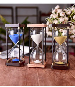 Minuteur créatif rétro en verre de 30 <span class=keywords><strong>minutes</strong></span>, anti-chute, pour décoration - Product Image 2