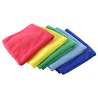 Vente en gros 40x60 Serviette en microfibre 300 g/m² Chiffon de nettoyage universel multi-usages à séchage rapide pour lavage de voiture Technique tissée