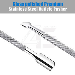 2026 Professional Grade Stainless Steel Cuticle Nipper & Pusher Hand Sharpened Manicure <b>Cutter</b> <b>for</b> Finger Use - Product Image 6