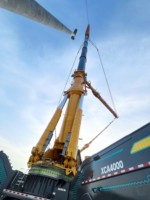 Grue tout terrain parfaitement travaillée Xca4000 avec pièces de rechange bon prix à vendre
