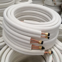 Tuyau composite cuivre/aluminium en caoutchouc/PE R32 R410A pour connexion de climatiseur mini-split