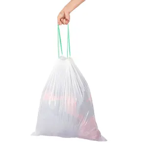Müll Mülls äcke 13 Gallonen mit Kordeln Großhandel Müll Kordel zug Mülls ack für zu Hause