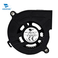 Ventilateur soufflant DC 6025 60x60x25 mm 5V à double roulement à billes pour robot humanoïde, pales en plastique, OEM ODM CE ROHS