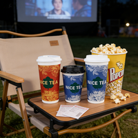 Gobelet à café en papier kraft brun jetable à paroi simple, écologique et biodégradable, avec couvercle, logo imprimé personnalisé