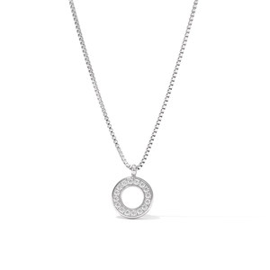Collar con colgante de circonita de lujo ligero, unisex, estilo nicho, personalidad, elegante y versátil. - Product Image 5