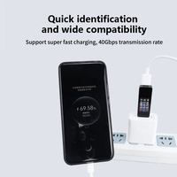 ITGZ 3A type-c testeur USB voltmètre numérique ampèremètre testeur de courant de tension ampèremètre chargeur de batterie externe compteur de capacité