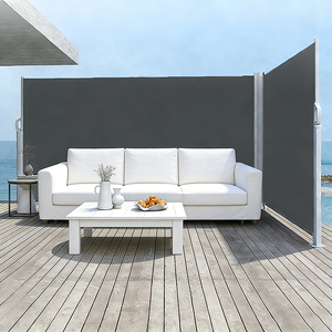 Toldo Lateral Extensible <span class=keywords><strong>para</strong></span> Balcón, Jardín, Terraza, de Aleación de Aluminio, Resistente al Viento, Pantalla de Privacidad, Separador <span class=keywords><strong>para</strong></span> Patio Exterior, Proyección de 8m - Product Image 2