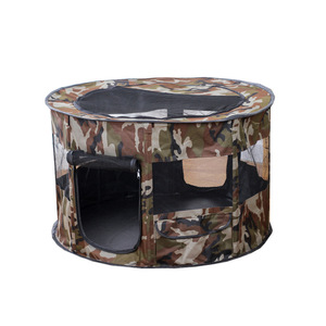 Casa Redonda para Gatos de Tela Oxford con Puerta de Malla para Gatos de Tamaño Pequeño, Mediano y Grande, para Uso en Todas las Estaciones - Product Image 2