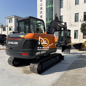 6ton New <b>Mini</b> Excavator DEVELON DX60D With CE EPA Certified Crawler Hydraulic Digger Doosan DX60 DX70 DX80 Free Shipping - Product Image 2