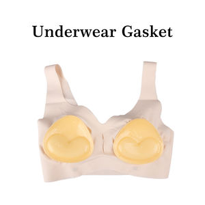 Almohadillas adhesivas de doble cara para sujetador, inserciones invisibles de realce, almohadillas adhesivas para el pecho para trajes de baño deportivos - Product Image 4