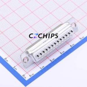 SUB-DBCF-107A-092 D-Sub/VGA Connector Connector Female 25P Solder Wire Type 2 - Product Image 2