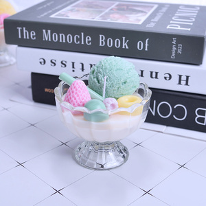 Premium perfumado cera de soja hecho a mano helado modelo vela Navidad Pascua decoración del hogar - Product Image 5