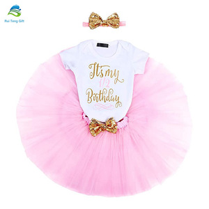 2020 Año nuevo regalo infantil vestido de 1 año bebé chica vestido de princesa vestido de niña bebé <span class=keywords><strong>Tutu</strong></span> - Product Image 3