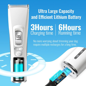 Tondeuse professionnelle pour animaux de compagnie A5 à batterie, en acier inoxydable, composants en plastique, 10 lames – Offre Spéciale - Product Image 3