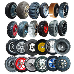 Cales de roue en caoutchouc robuste de 8 pouces roues en caoutchouc solide 8*1.75 8*2.5for tondeuse à gazon bétonnière - Product Image 6