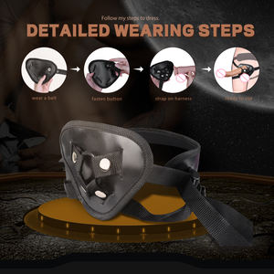 Tragbarer Ferngesteuerter Strap-on Dildo - Flüssiges Silikon Realistischer Großer <span class=keywords><strong>Vibrator</strong></span> für Frauen Paarspiele Männliches Organ - Product Image 6