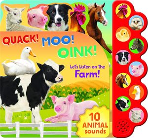 <span class=keywords><strong>Livre</strong></span> sonore pour enfants à 10 boutons, couverture rigide écologique en papier d'art, fabriqué sur mesure en usine, écoutez les animaux <span class=keywords><strong>autour</strong></span> de la ferme - Product Image 1