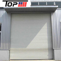 Porte de garage à enroulement isolée en acier de qualité supérieure avec ouvre-porte électrique pour la maison