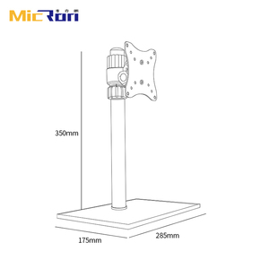 Staffa in acciaio Max VESA 100x100mm per supporto per monitor TV da 14-26 pollici - Product Image 5
