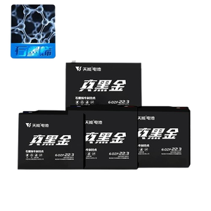 22A 35Ah แบตเตอรี่ตะกั่วกรดสำหรับยานพาหนะไฟฟ้าสองล้อและสามล้อไฟ48V/60V/72V สีทองสีดำ - Product Image 1