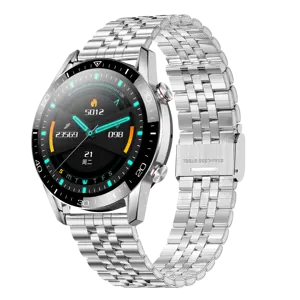Горячая Распродажа TK28 полный сенсорный экран Смарт-часы с пульсометром ЭКГ автономный платеж стальной ремешок BT часы IP68 Водонепроницаемые Смарт-часы