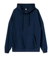 Op maat gemaakte OEM logo 360gsm gehaakte French Terry eco-vriendelijke herfst streetwear drop shoulder pullover hoodies sweatshirts voor heren