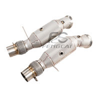 Auto-Tuning Auspuffkrümmer Downpipe für BMW M760i 6.6T V12 Edelstahl Auspuffrohre Direktanschluss