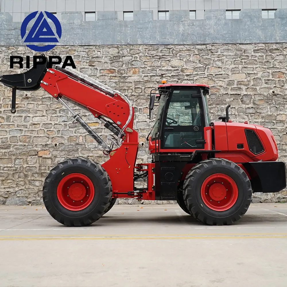 Large Telescopic Wheeled Loader New Design Telescopic Loader Boom Wheel Loader With CE