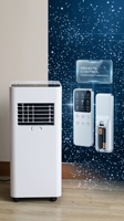 Tragbare Klimaanlage 400W Klein 1PS Kühlung Mit Fernbedienung und 15-Stunden-Timer für Schlafzimmer Täglicher Hausgebrauch Zeitkomfort
