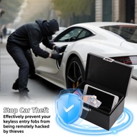 Caja de Almacenamiento para Llaves de Coche, Protección de Privacidad RFID, Jaula de Faraday Portátil, Multifuncional, Hecha a Mano, Duradera, Popular, con Logotipo Personalizado