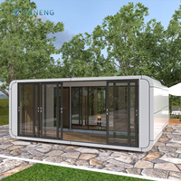 Maisons modulaires sismiques YINNENG, structure en acier, extensibles, préfabriquées, mobiles, 19 pieds x 20, alimentées à l'énergie solaire, écologiques