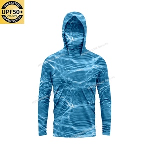Ensemble de pêche personnalisé UPF 50, sweat à capuche de pêche par sublimation, séchage rapide, sublimation pour la pêche - Product Image 3