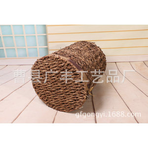 Panier à linge rond en osier avec couvercle pour organiser les vêtements, type sur pied, Cao County Shandong GF 33 - Product Image 3