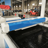 Machine de découpe de tissu industrielle à double faisceau LaserMen 1625, machine de découpe automatique CNC pour textiles et vêtements, pour la production en série