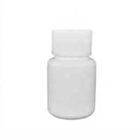 Comprimés de capsule de PP de couleur et logo personnalisés contenant de pilule 50ml bouteille en plastique de capsule de vitamine de supplément vide pour l'emballage