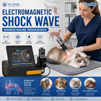 Thérapie par ondes de choc vétérinaire avancée pour animaux, avec contrôle par écran tactile, pour soins postopératoires et articulations de l'épaule